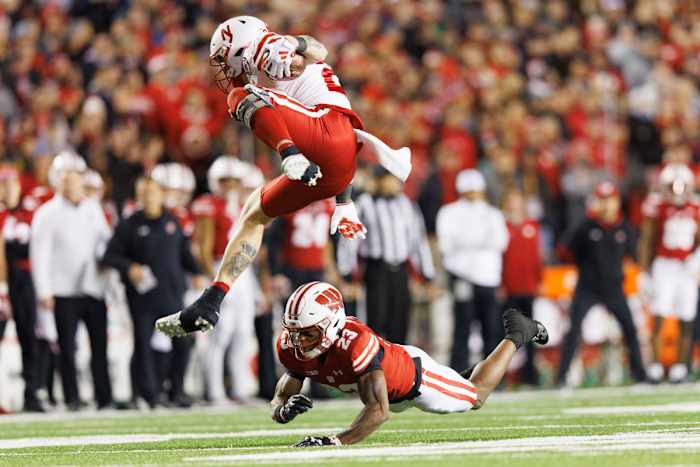 Thomas Fidone 2023 Nebraska vs Wisconsin football Q3 USATSI_21932419